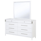 Home & Sleep Outlet - Gracemont 8-drawer Bedroom Dresser with Mirror White