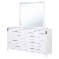 Gracemont 8-drawer Bedroom Dresser with Mirror White - Home & Sleep Outlet