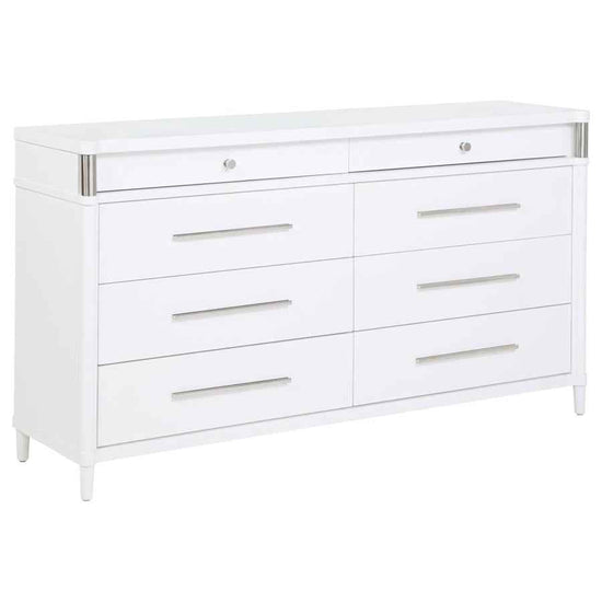 Gracemont 8-drawer Bedroom Dresser Cabinet White