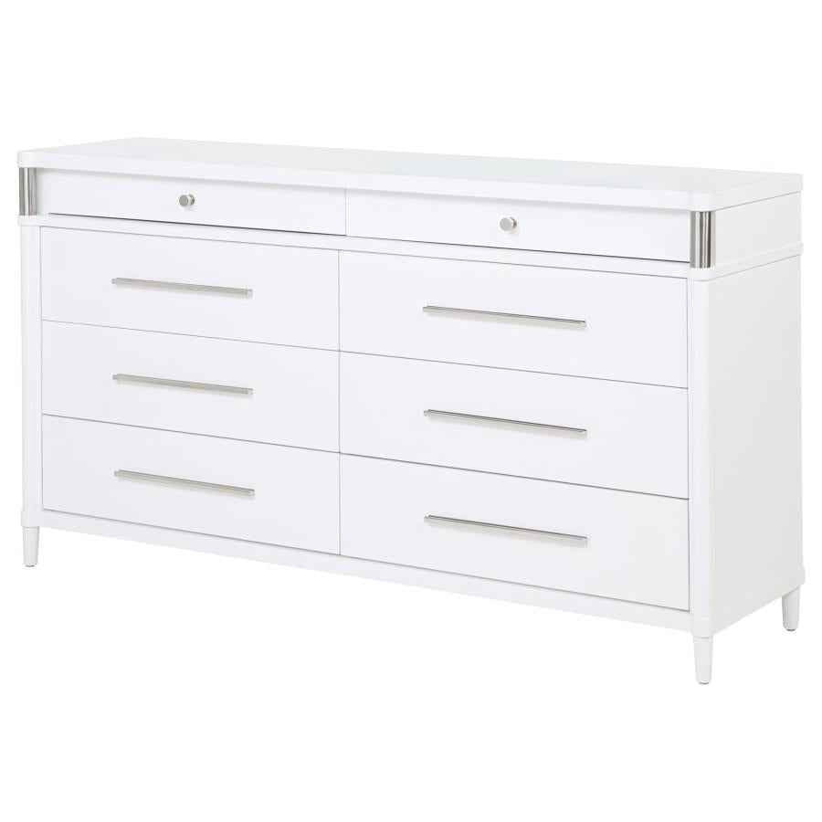 Gracemont 8-drawer Bedroom Dresser Cabinet White - Home & Sleep Outlet