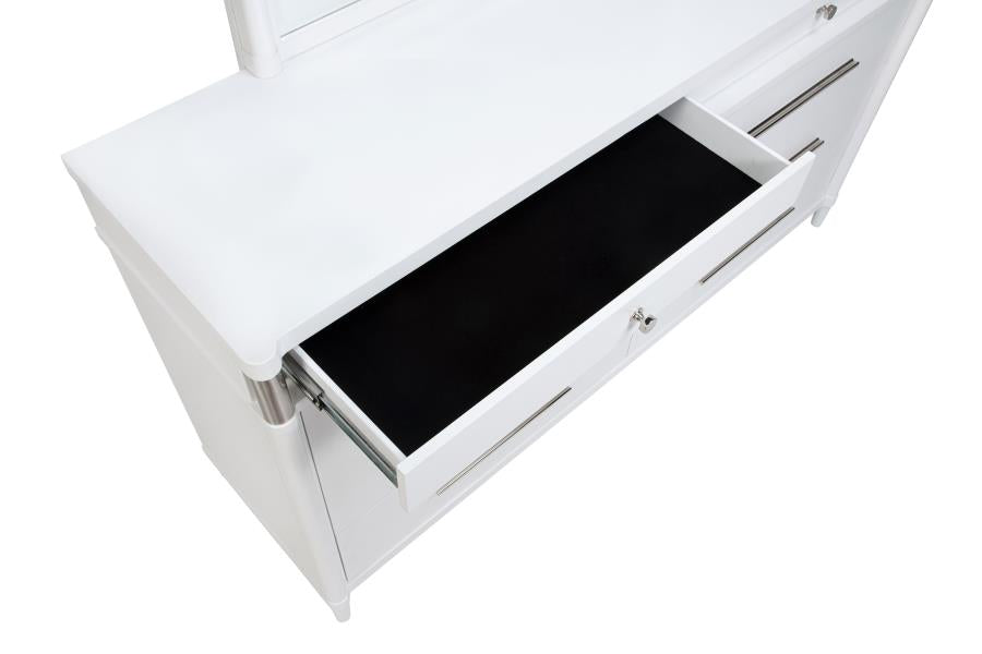 Home & Sleep Outlet - Gracemont 8-drawer Bedroom Dresser Cabinet White