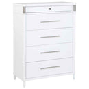 Gracemont 5-drawer Bedroom Chest of Drawers White - Home & Sleep Outlet