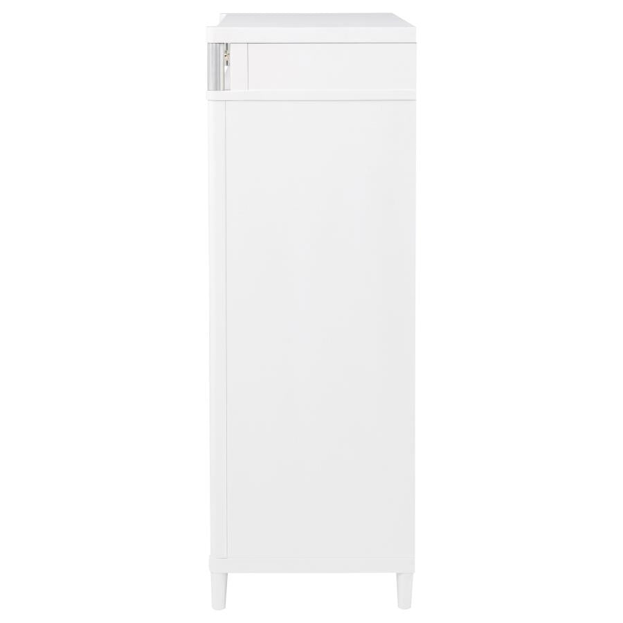 Home & Sleep Outlet - Gracemont 5-drawer Bedroom Chest of Drawers White