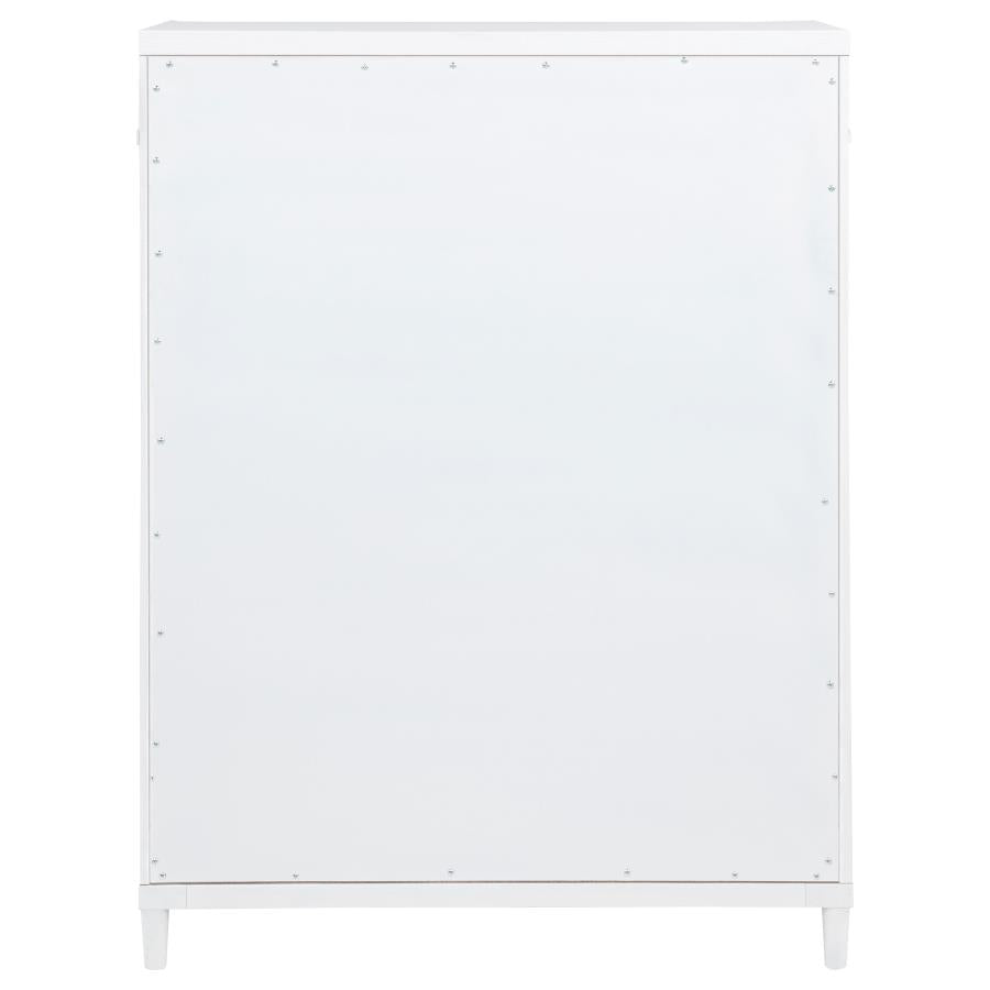 Home & Sleep Outlet - Gracemont 5-drawer Bedroom Chest of Drawers White