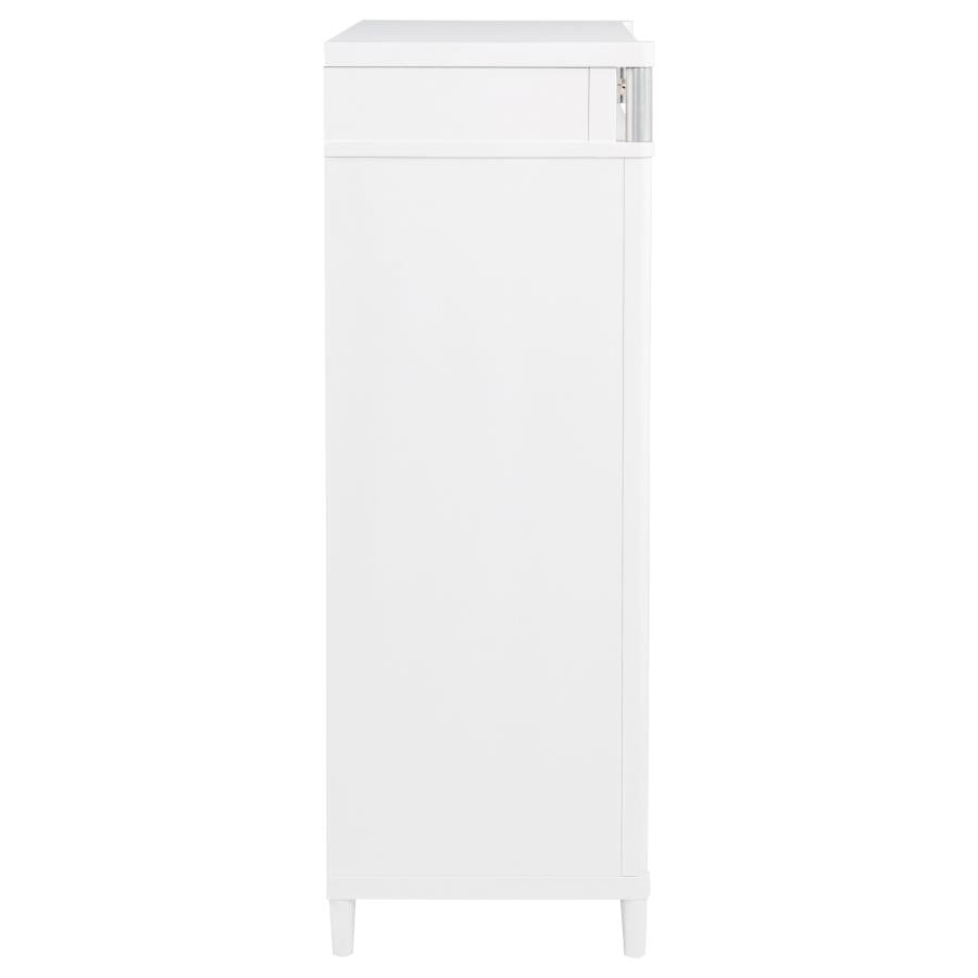 Home & Sleep Outlet - Gracemont 5-drawer Bedroom Chest of Drawers White
