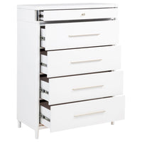 Gracemont 5-drawer Bedroom Chest of Drawers White - Home & Sleep Outlet