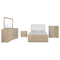 Ladera 5-piece Eastern King Bedroom Set Light Elm - Home & Sleep Outlet