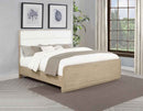 Ladera 56-inch Eastern King Panel Bed Light Elm - Home & Sleep Outlet