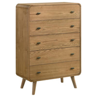 Robyn 5-piece Twin Bedroom Set Light Ash