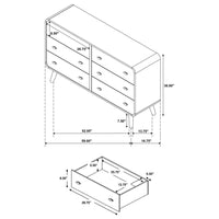 Robyn 5-piece Twin Bedroom Set Light Ash