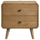 Robyn 2-drawer Nightstand Bedside Table Light Ash