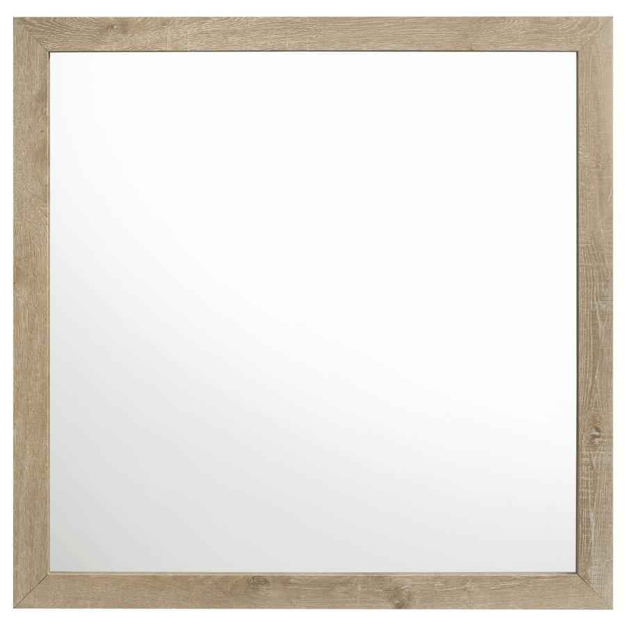 Oakglen Dresser Mirror Weathered Oak