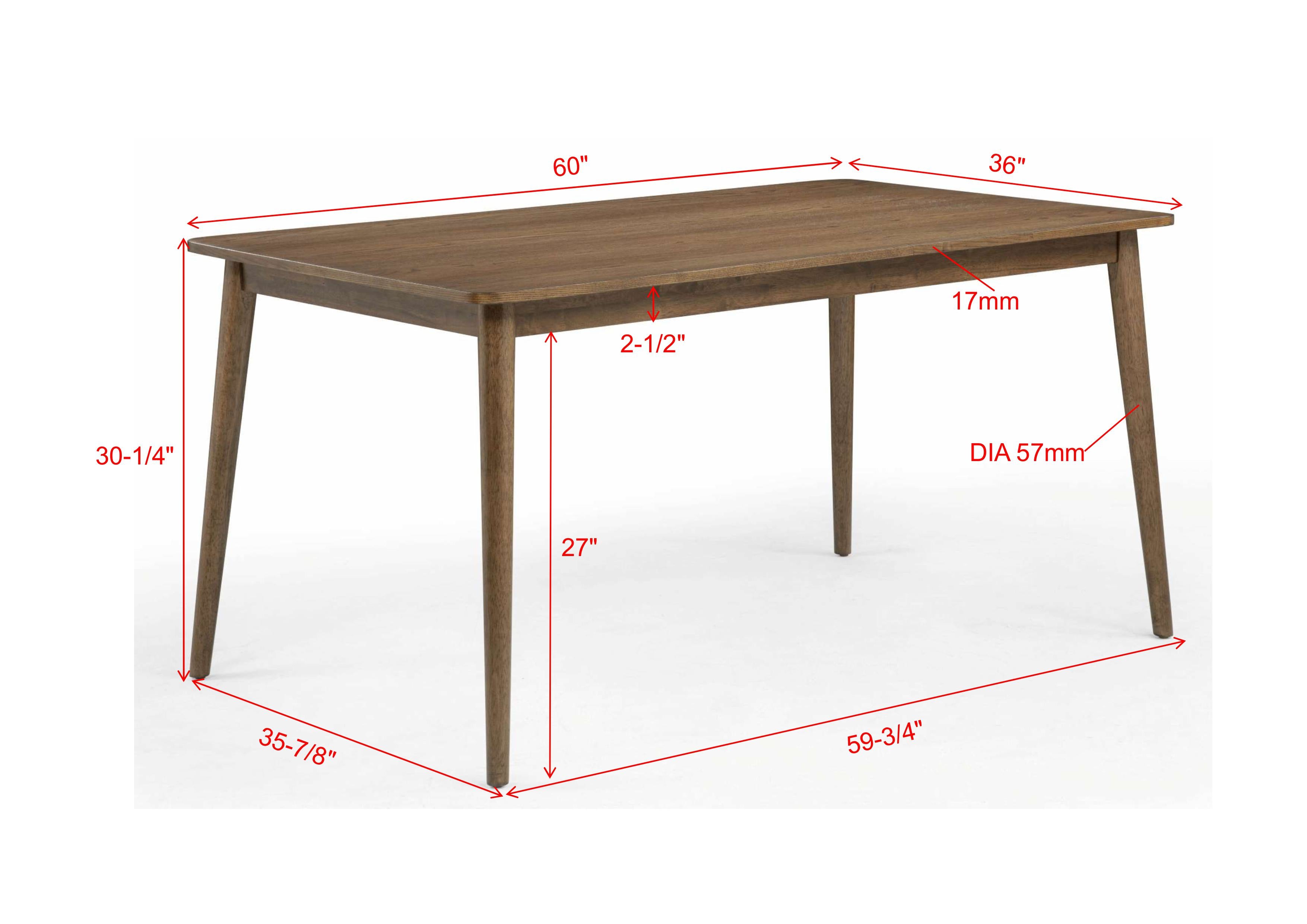 MILLS 2273-5P (5-Piece Dining Set)