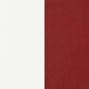 Retro 5-piece Round Dining Table Set White and Red