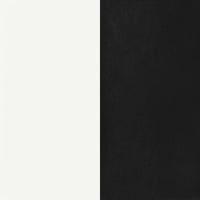 Retro 5-piece Round Dining Table Set White and Black