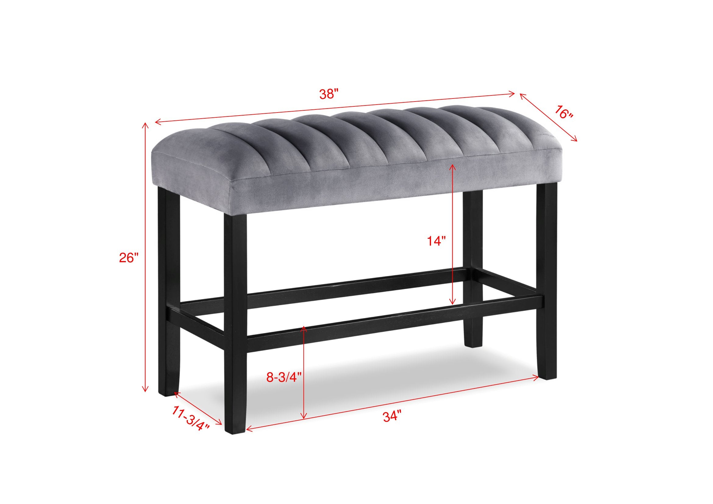 PASCAL 2724-6P (6-Piece Counter Dining Set)