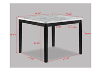 PASCAL 2724-5P (5-Piece Counter Dining Set)