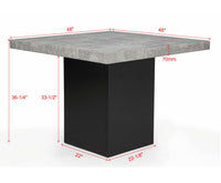 SEBASTIAN 2725BK-6P (6-Piece Counter Dining Set)