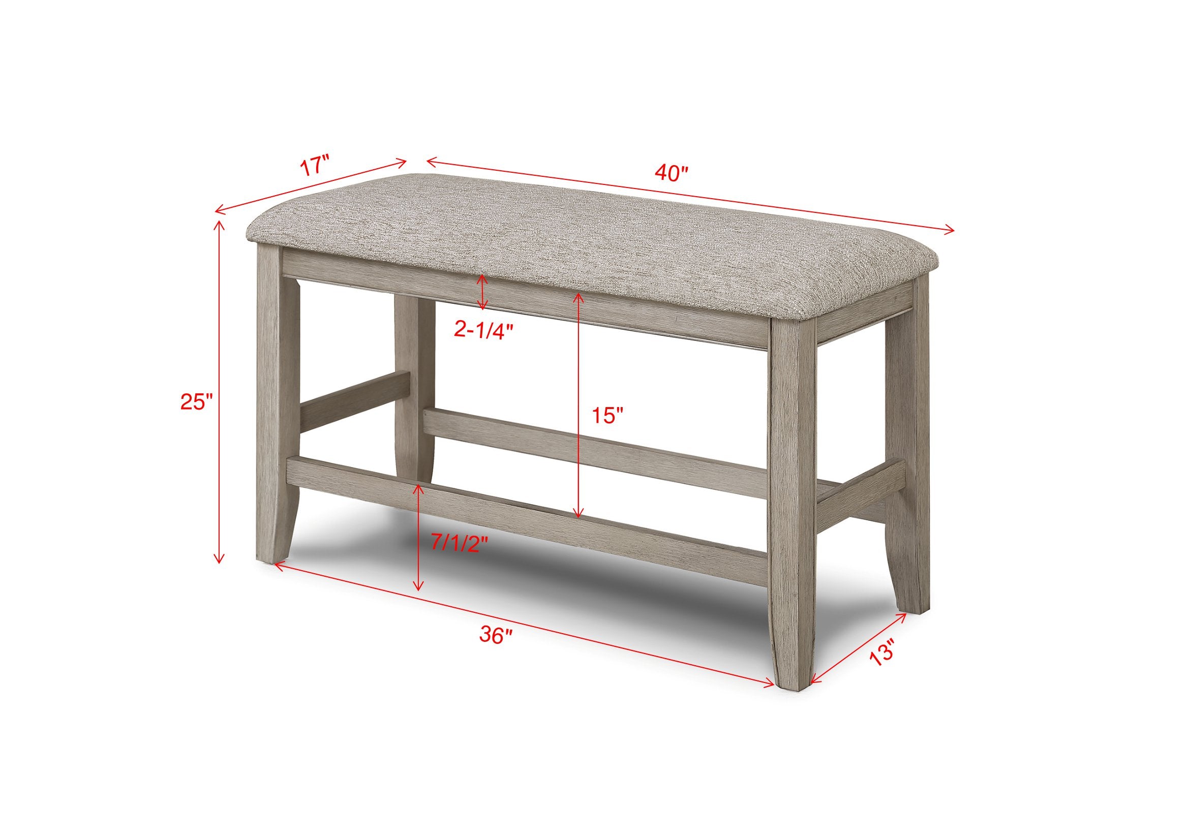 FULTON 2727MB-6P (6-Piece Counter Dining Set)