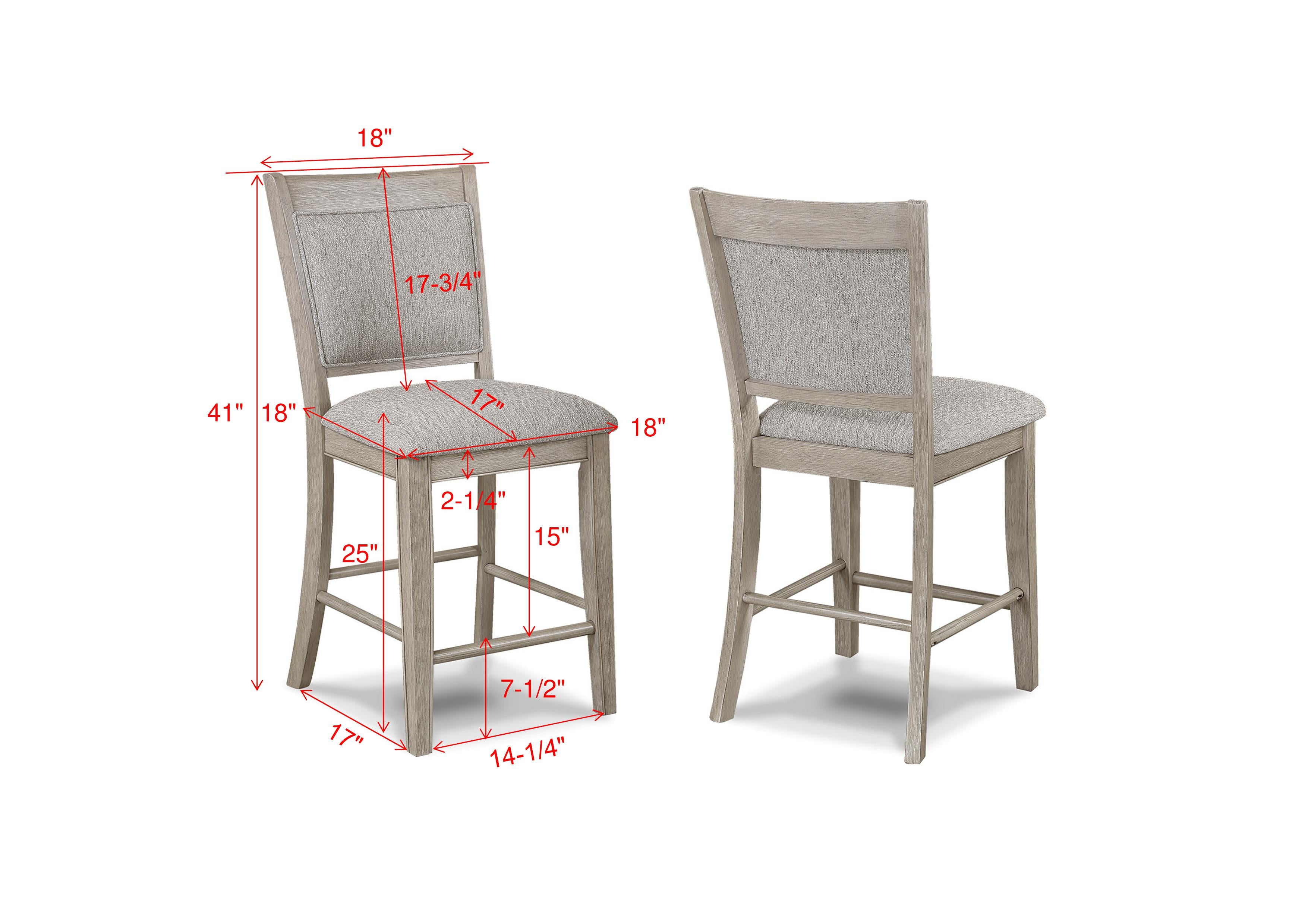 FULTON 2727MB-6P (6-Piece Counter Dining Set)