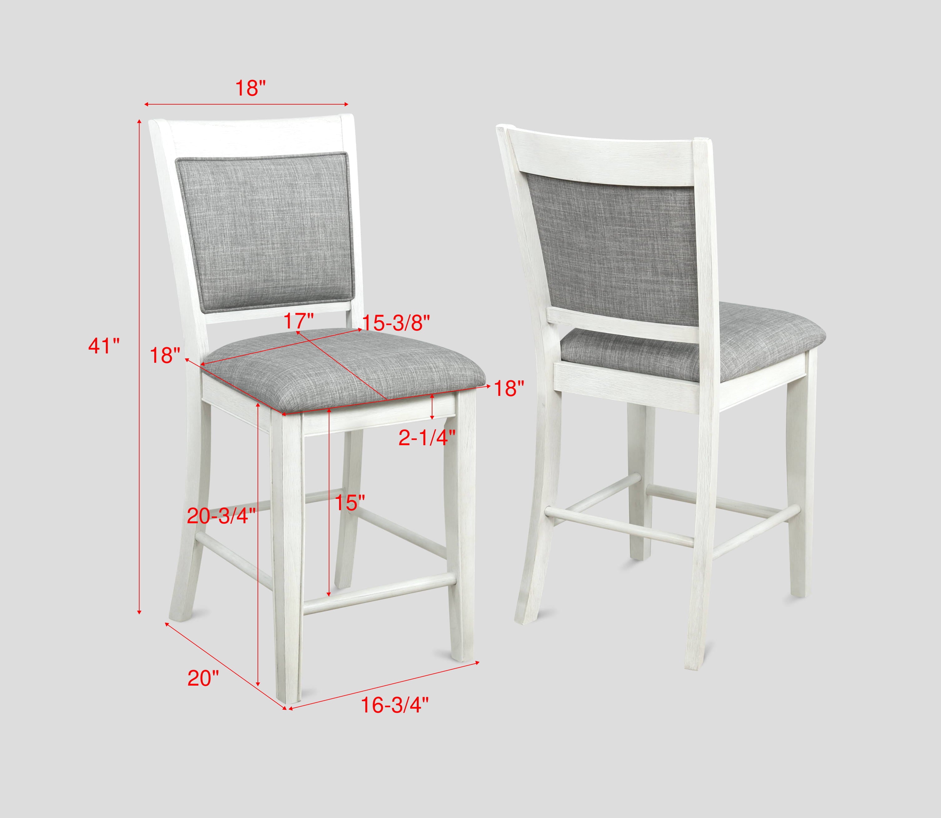 FULTON 2727CG-5P (5-Piece Counter Dining Set)