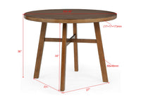 BLANCHE 2761BRN-5P (5-Piece Dining Set)