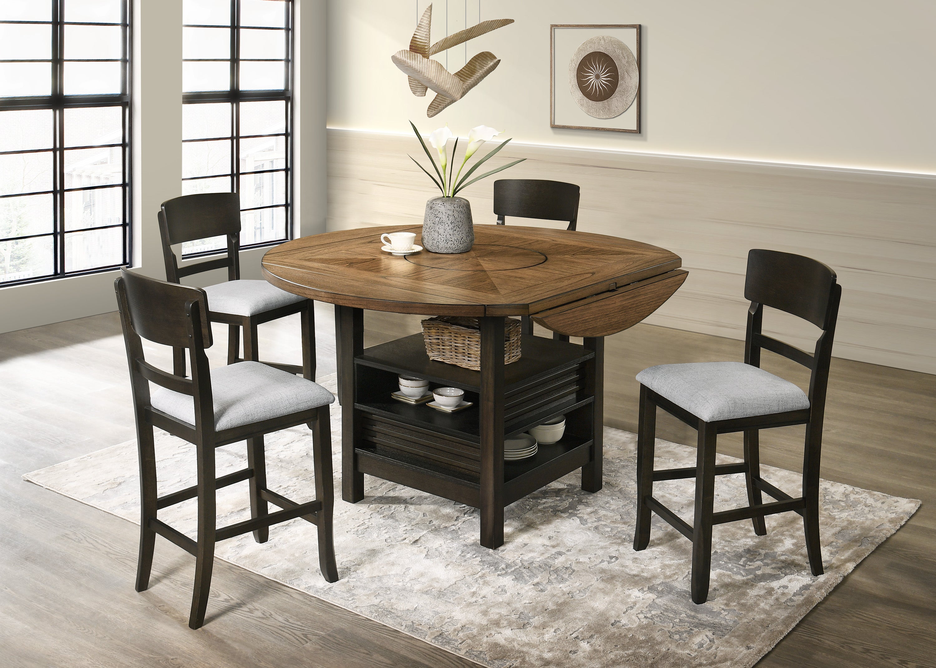 OAKLY 2848T (2-Piece Counter Dining Set)