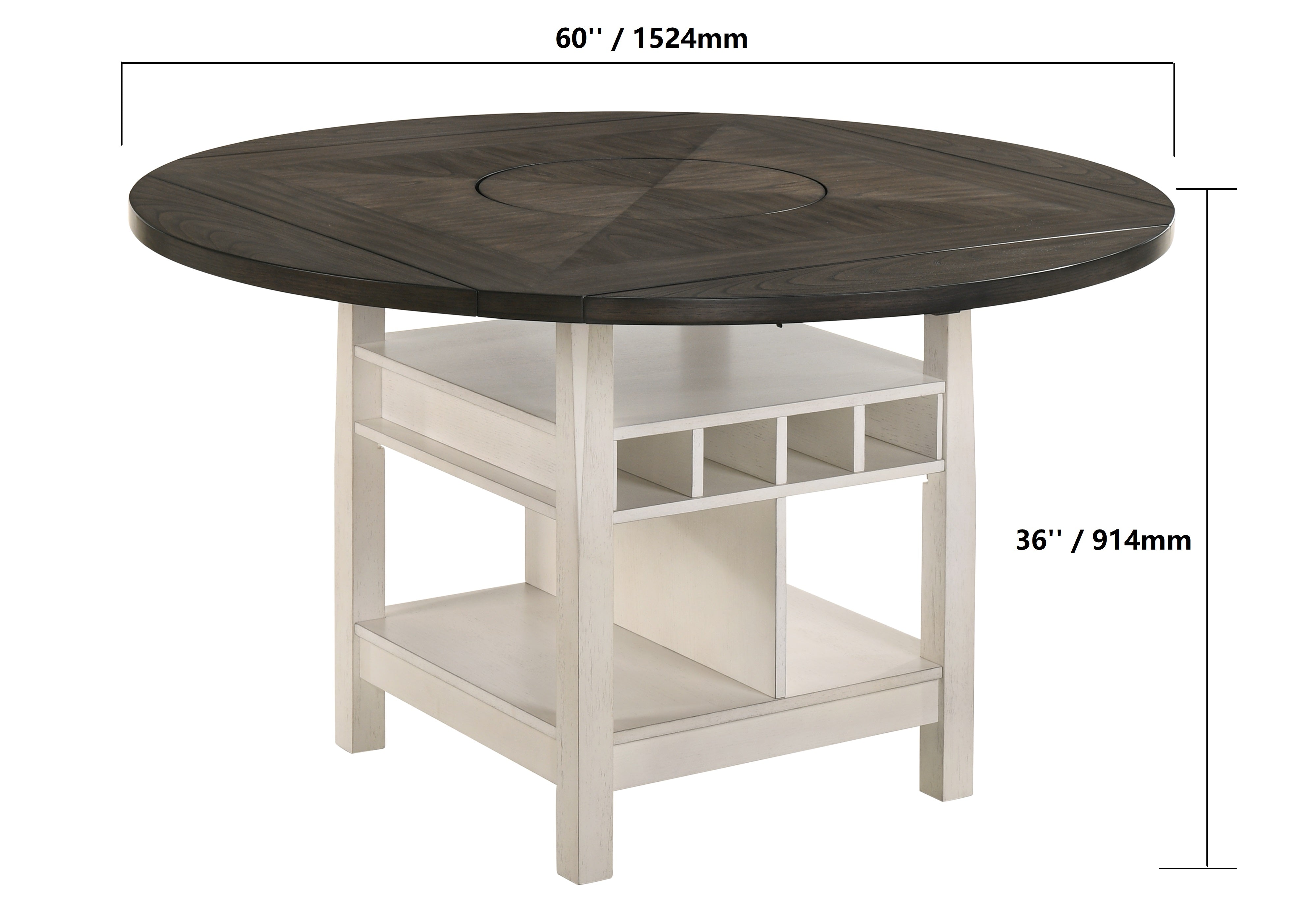 CONNER 2849CG-5P (6-Piece Counter Dining Set)