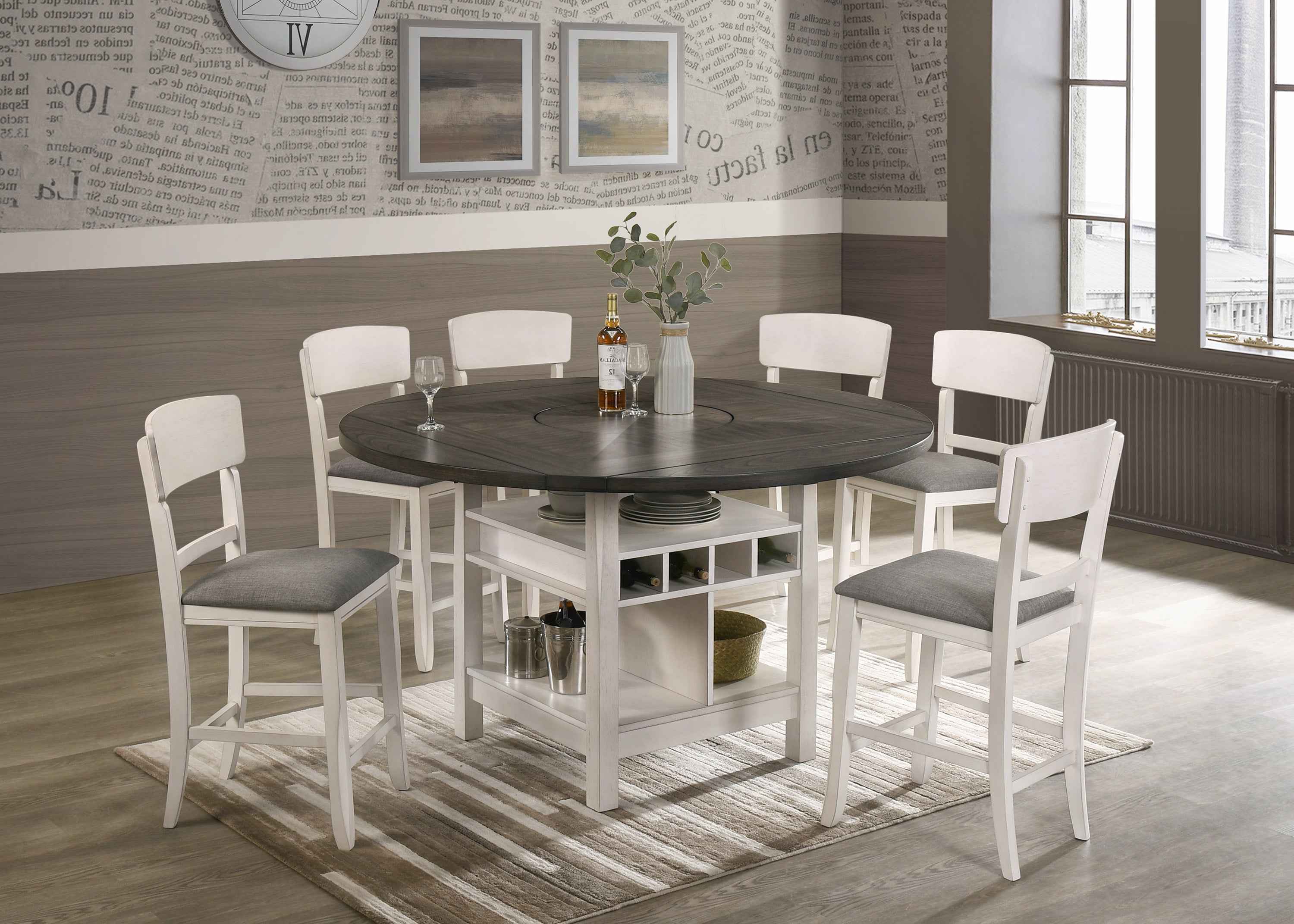 CONNER 2849CG-7P (8-Piece Counter Dining Set)