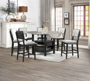 CLINE 2850LG-7P (8-Piece Counter Dining Set)