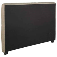 Chloe Upholstered Eastern King Panel Headboard Oatmeal