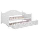 Julie Ann Wood Twin Daybed with Trundle White