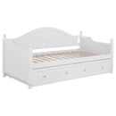 Julie Ann Wood Twin Daybed with Trundle White