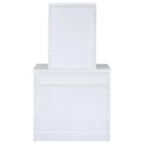 Harvey Vanity Set with Lift-Top Stool White