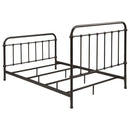 Livingston Metal Full Open Frame Bed Dark Bronze