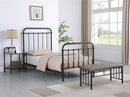 Livingston Metal Full Open Frame Bed Dark Bronze
