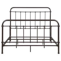Livingston Metal Queen Open Frame Bed Dark Bronze