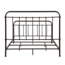 Livingston Metal Queen Open Frame Bed Dark Bronze