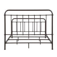 Livingston Metal Queen Open Frame Bed Dark Bronze