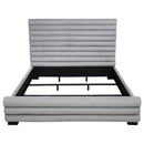 Patricia 58-inch Boucle Upholstered California King Bed Grey