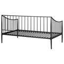 Newbury Metal Twin Daybed Bed Frame Matte Black