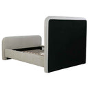 Wren Upholstered Queen Panel Bed Grey