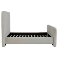 Wren Upholstered Queen Panel Bed Grey