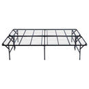Mabel Metal Full Mattress Support Platform Bed Black