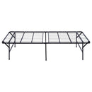 Mabel Metal Twin Mattress Support Platform Bed Black