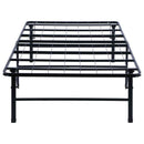 Mabel Metal Twin Mattress Support Platform Bed Black