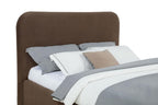 Home & Sleep Outlet - Anders Upholstered Full Storage Lift Platform Bed Chocolate