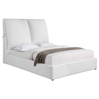 Gwendoline Upholstered Queen Panel Bed White - Home & Sleep Outlet