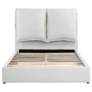 Gwendoline Upholstered Queen Panel Bed White - Home & Sleep Outlet