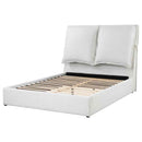 Gwendoline Upholstered Queen Panel Bed White - Home & Sleep Outlet